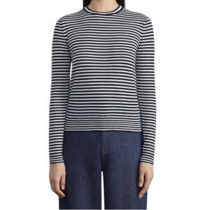 Lafayette 148 Stripe Fine Gauge Cashmere Sweater Size 2X